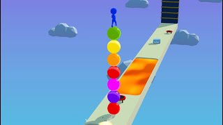 Stack Rider 🟡🔴🟢 All Levels Gameplay Walkthrough Android, iOS Levels 1-9999 NEW UPDATE!!! screenshot 5