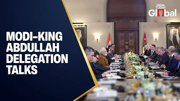LIVE: PM Modi Holds Delegation Talks With King Abdullah II of Jordan