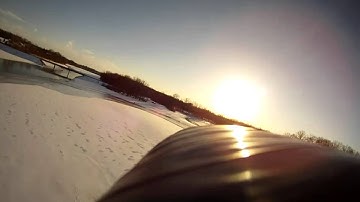 Frozen Lake Flying - Dynam Hawk Sky RC Airplane - GoPro Hero HD 960 - 3 of 10
