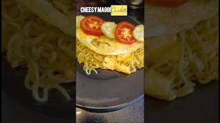 Cheesy Maggi Omelette recipe. #food #maggiomelette #cheesyomelette