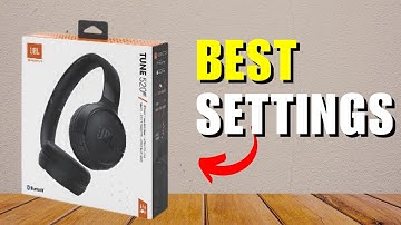JBL Tune 520bt Best Settings