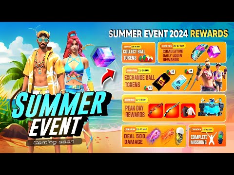 Summer Event Free Fire 2024🥳🤯 New Event 