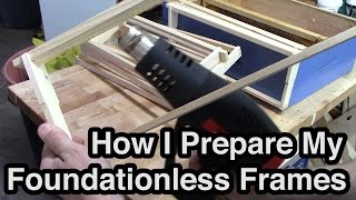 Beekeeping Without Foundation: Preparing Frames