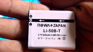 互換バッテリー　ロワ・ジャパン　LI-50B