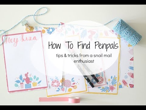 Comment trouver une correspondance | Causeries Snail Mail