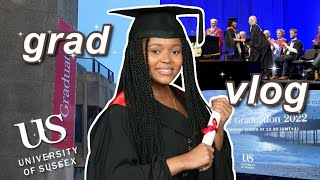 UNIVERSITY GRADUATION VLOG: SUMMER 2022 🎓 | *FINALLY* Graduating from University of Sussex In Person screenshot 1