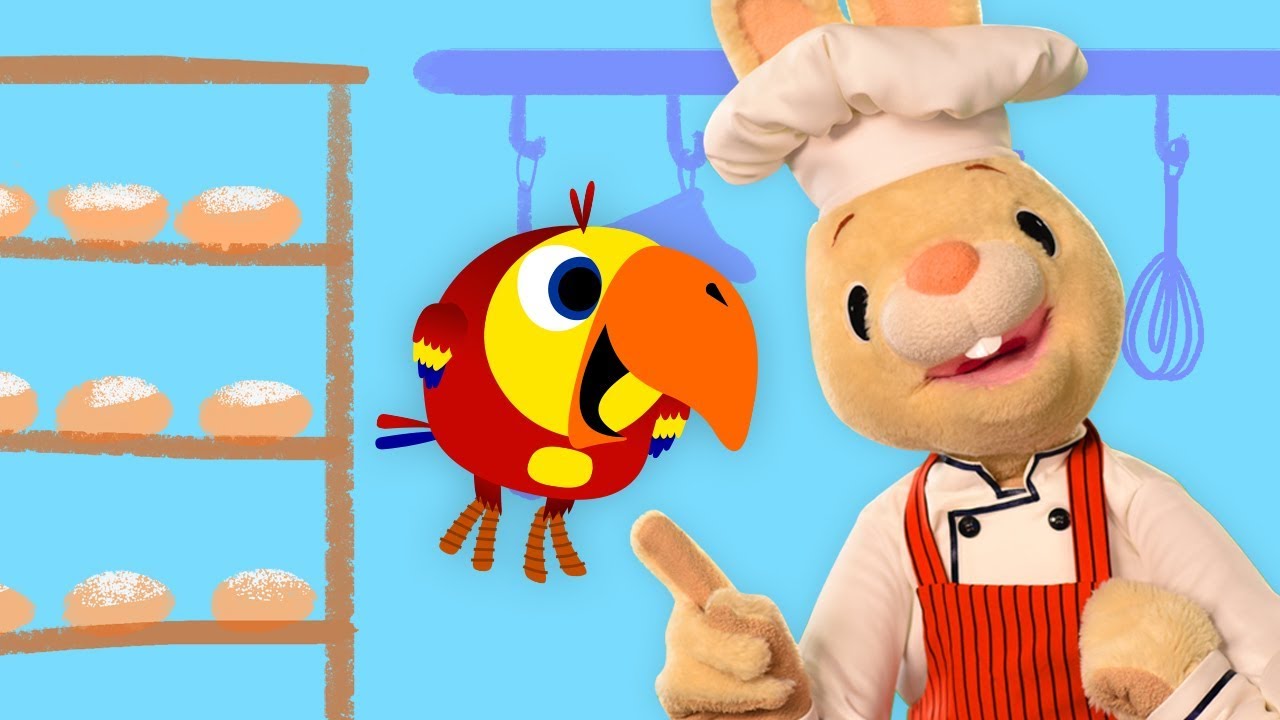 Harry And Larry Pretend Play Baker | Baby Learning First Words with The Jobs Songs for Toddlers