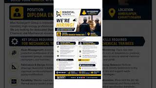 Diploma Engineer Trainee Jobs 2026 | Mechanical & Chemical Vacancy #DiplomaJobs #DET #MechanicalJob
