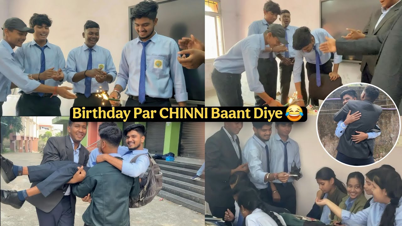  Birthday Par College Me Chinni Baant Diye 😂 | Dekho Sub Ka Reaction |