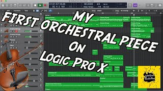 LOGIC PRO X ORCHESTRAL MUSIC with STOCK INSTRUMENTS - Western Piece (use 🎧)