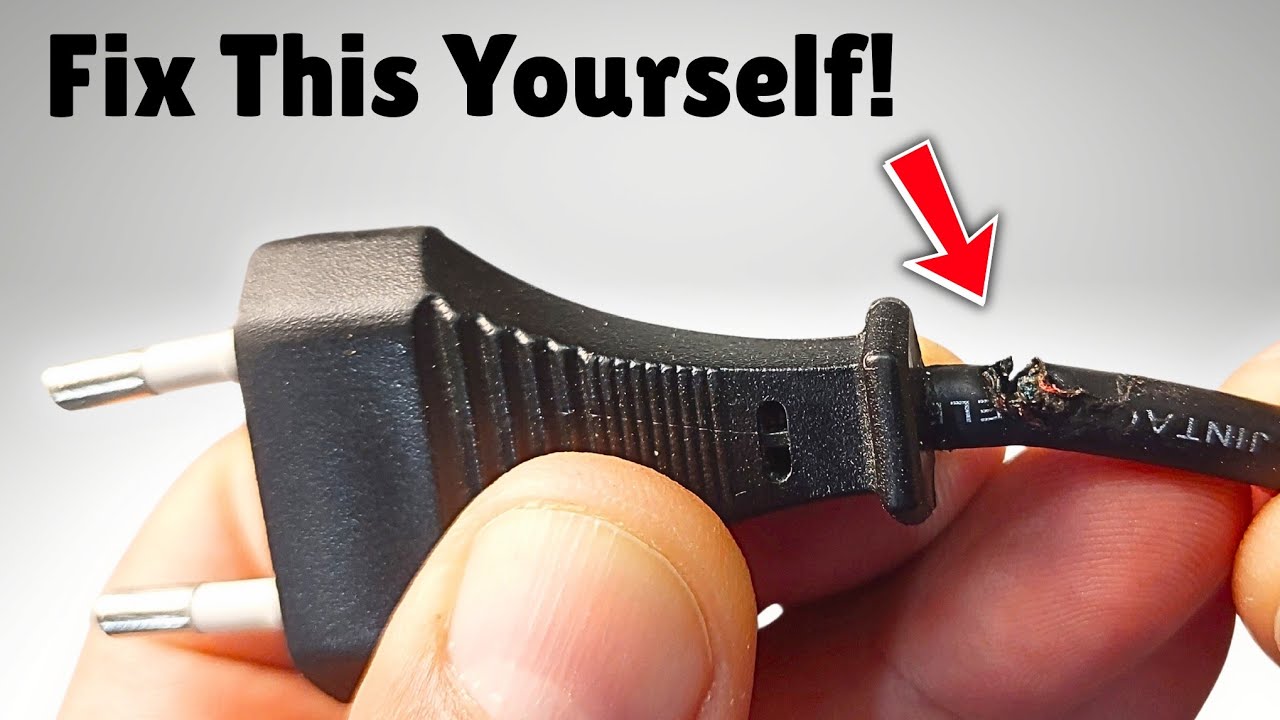 Fix Broken Power Cord Plug | Easy DIY Replacement for Any Device