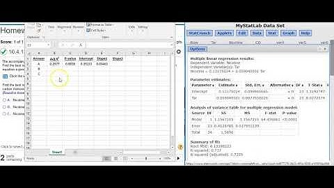 Finding the best regression equation given multiple variables