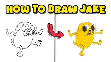 How to Draw Jake the Dog from Adventure Time – Cartoon Character Art