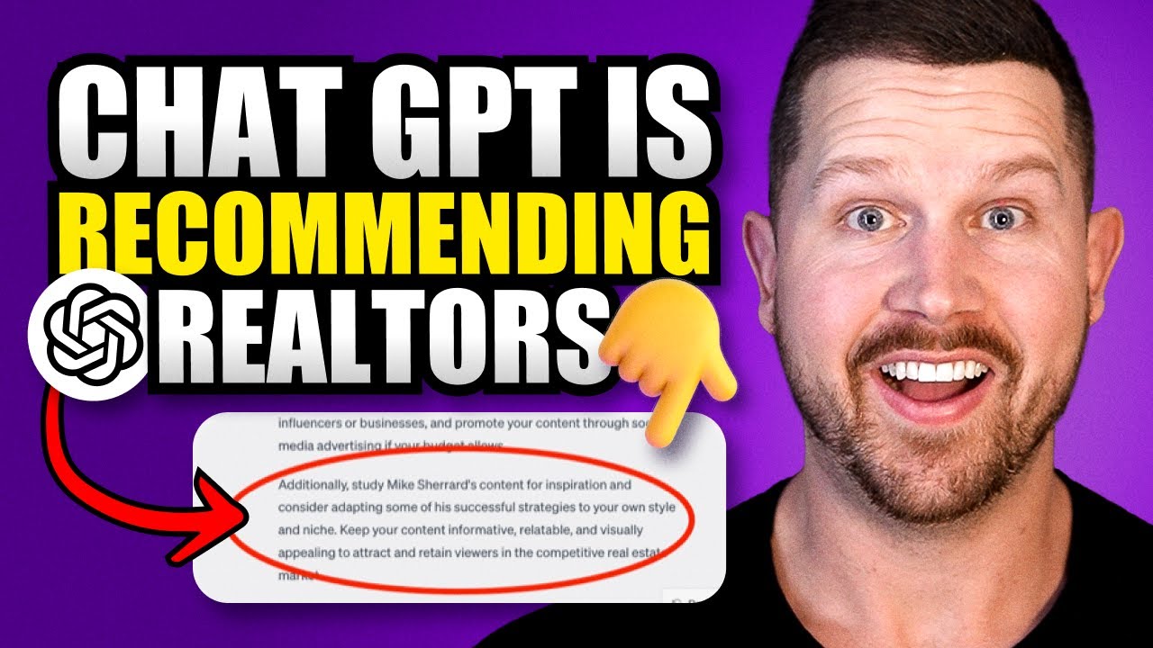 REALTORS.... How To Get ChatGPT To Recommend YOU For FREE [HUGE ...