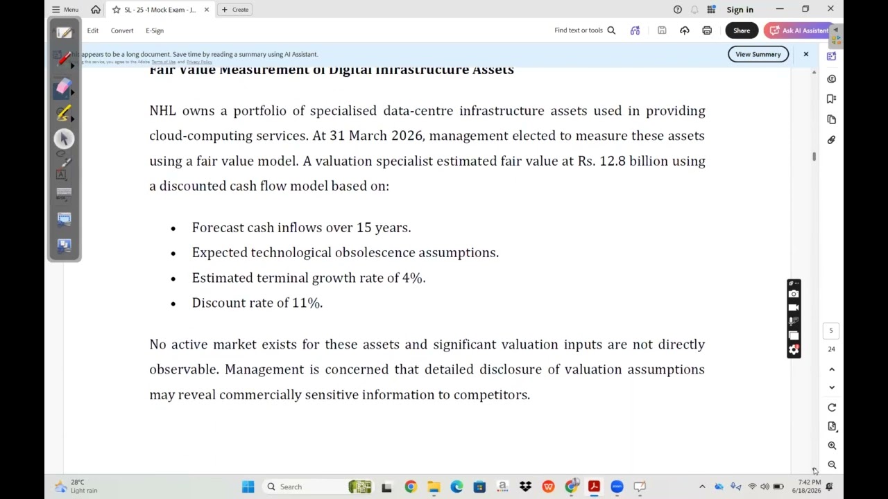 SL - 25 - 1 ACR Mock Exam paper (June 2026)