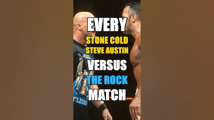 Every Stone Cold Steve Austin vs The Rock Match #WWE #stonecold #therock