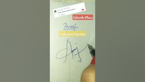 Arooj name Signature style✍️#youtubeshorts #youtube #ytshorts