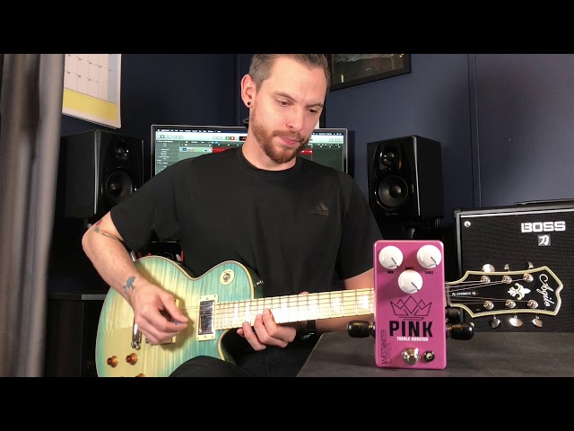 Westminster Effects Pink Treble Booster Demo - YouTube