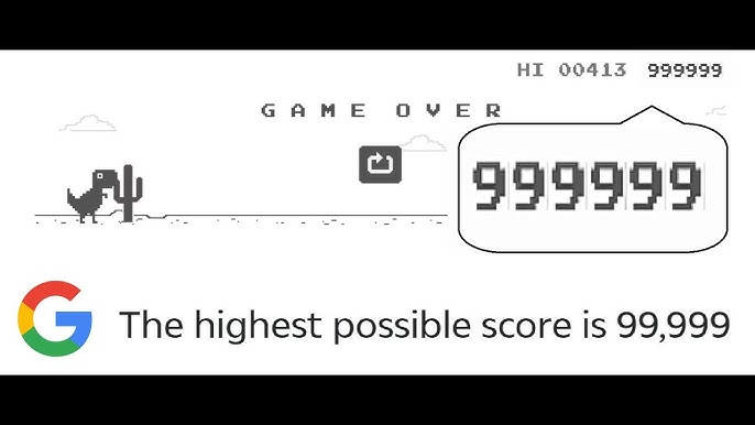 Chrome Dinosaur Game Hacked Version - 2, Make it Bigger, Make Highest  Score