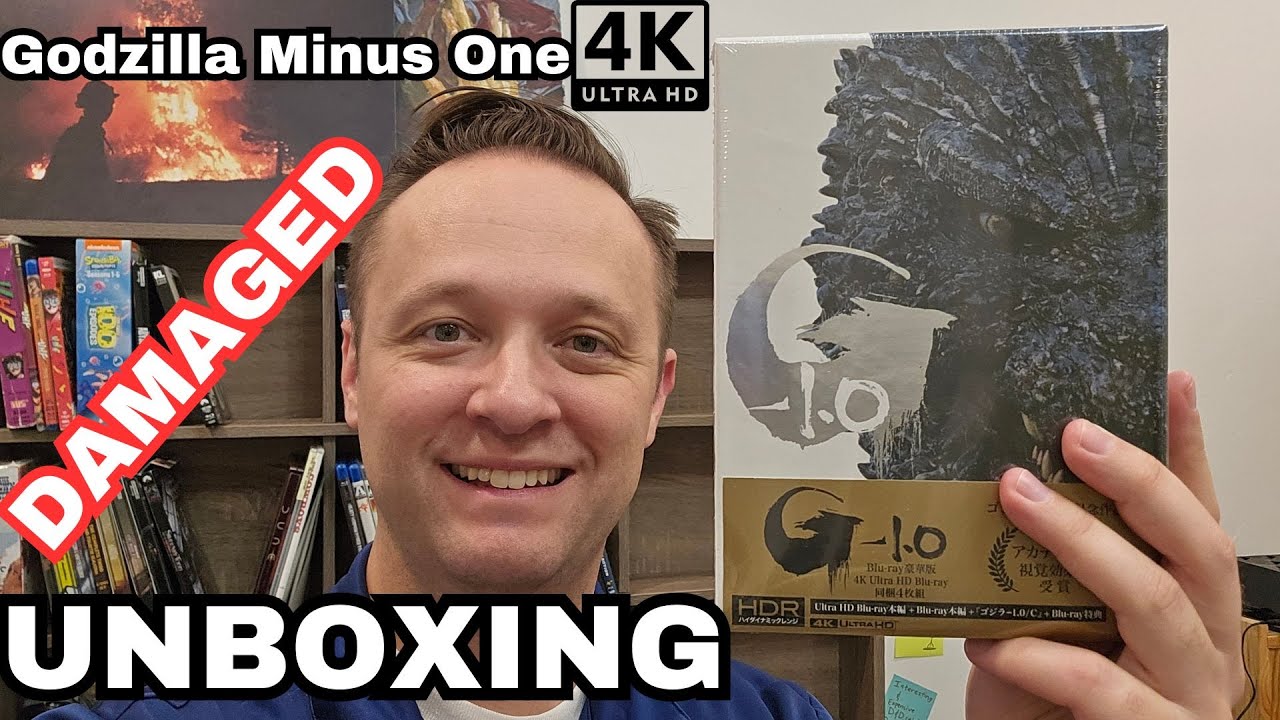 Godzilla Minus One 4K Unboxing - DAMAGED!!! - YouTube