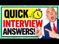 Job Interview Preparation Quiz