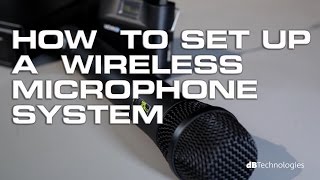 How to setup a wireless microphone system (basic)