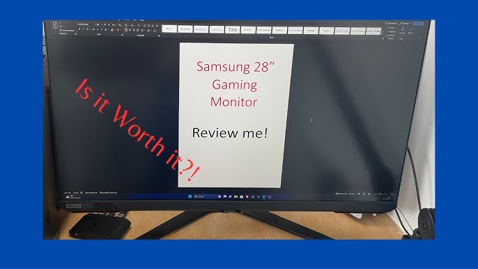 Samsung Odyssey G5 32 Inch Gaming Monitor Unboxing 