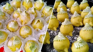Citron en pâte d'amond     ?? طلبية حلوة الليمون بعجينة اللوز
