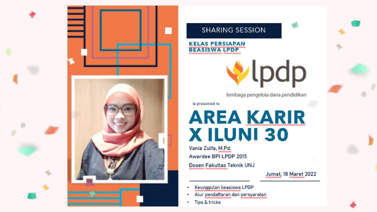 Beasiswa LPDP 2022-Sharing Session with @areakarir