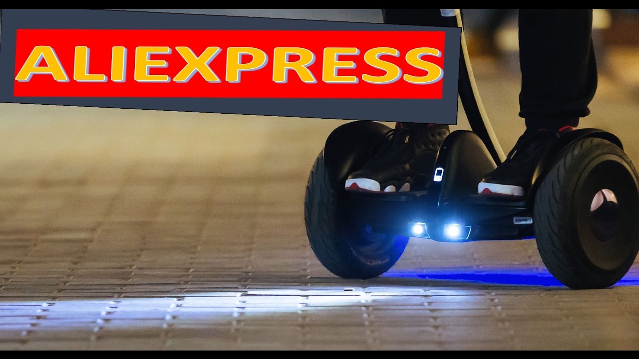 Гироскутер Xiaomi Segway Ninebot Mini / АВТОМАТИЧЕСКОЕ ОСВЕЩЕНИЕ / с aliexpress