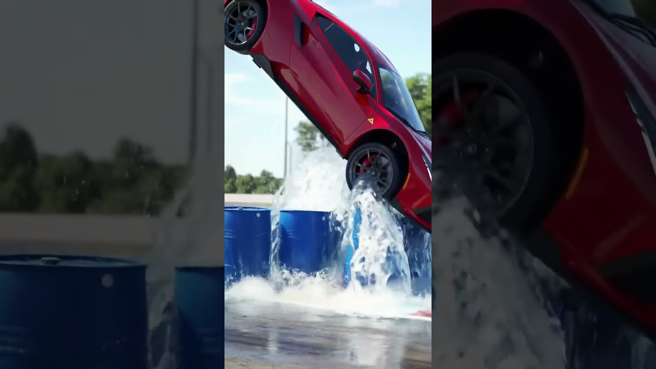 Insane Slow Motion Car Crash Test