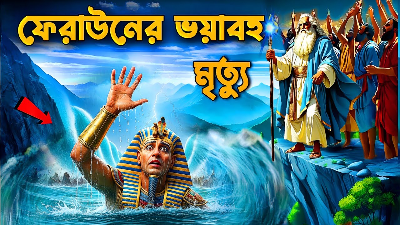 ফেরাউন এর শেষ পরিনতি |  মূসা (আঃ) ও ফেরাউনের  সমুদ্রের যুদ্ধে কী ঘটেছিল? সম্পূর্ণ ঘটনা
