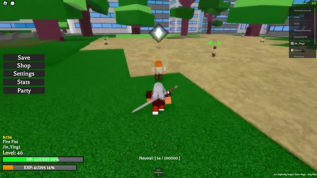 LIGHTNING DRAGON SLAYER MAGIC] Project XL v5.3 - Roblox