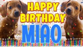 Happy Birthday Miao Funny Talking Dogs What Is Free On My Birthday
