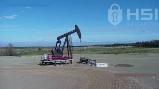 Hsi Security - Single Well - Cardium Oil Play Camera Site Monitoring Remote Cameras And Surveillance