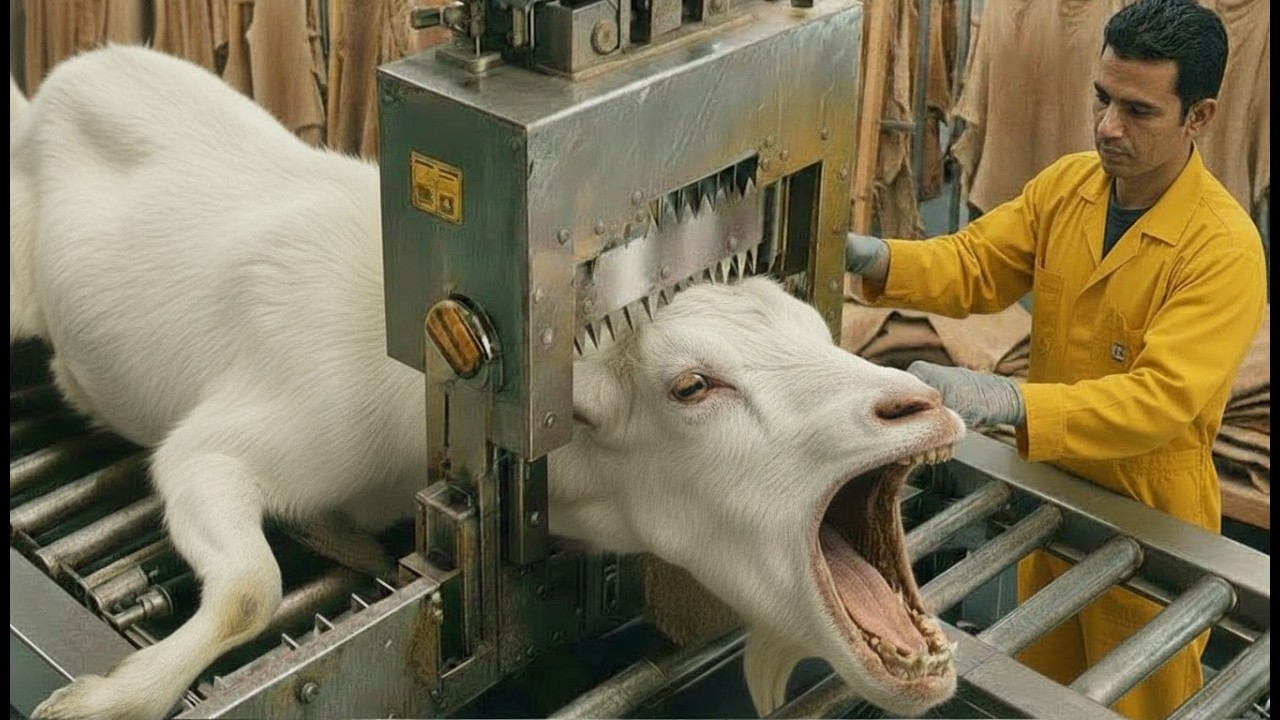 Inside the Goat Leather Factory | How Premium Leather Is Really Made