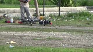 Hangar 9 P51D Mustang 20cc power by Evolution 20cc Gas Engine, 16x6 Wood propeller