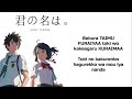 Nandemonaiya Lyrics | Kimi No Na Wa | (RADWIMPS) | Movie Version Mp3 Song
