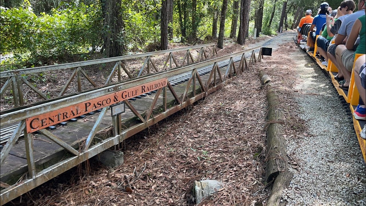 Taking A Ride On The Central Pasco & Gulf Railroad | Model Trains You Can Ride On!