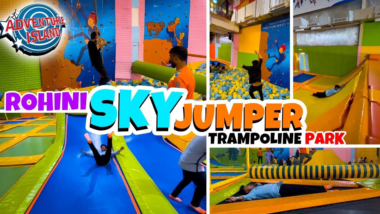Visit to SKY Jumper Trampoline park at adventure island, metro walk