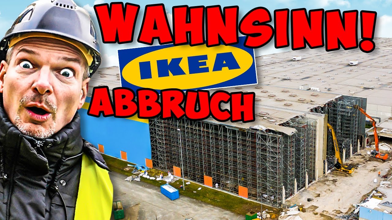 Update New UNFASSBAR! XXL Abbruch IKEA Lager | So geht ABRISS EXTREM mit High Tech!