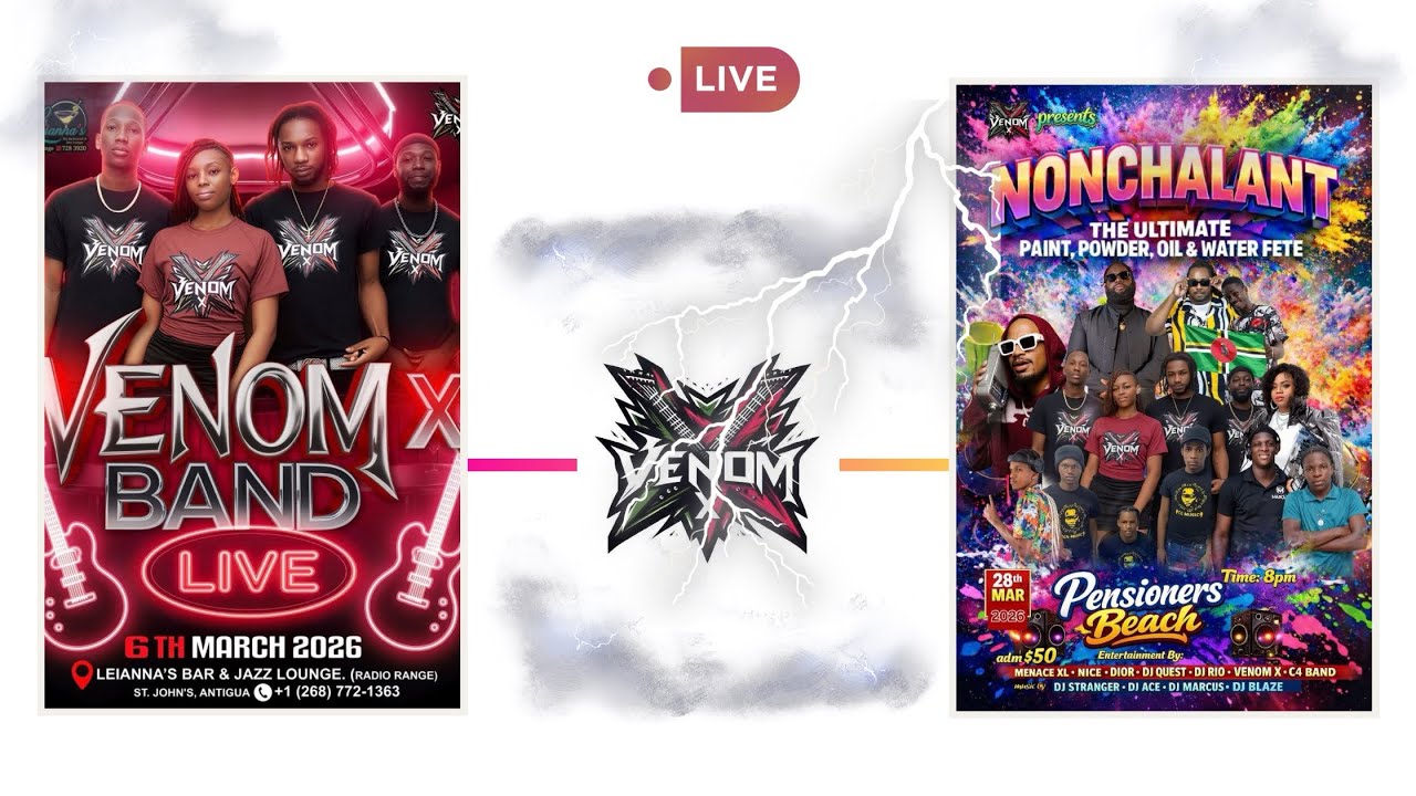 VENOMX ENT:live@leianna's 2026| new releases - YouTube