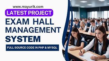 Exam hall management system | Exam hall allocation system | Source Code & Projects