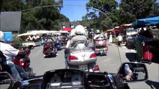 Balade Goldwing club Bretagne à Guerlédan