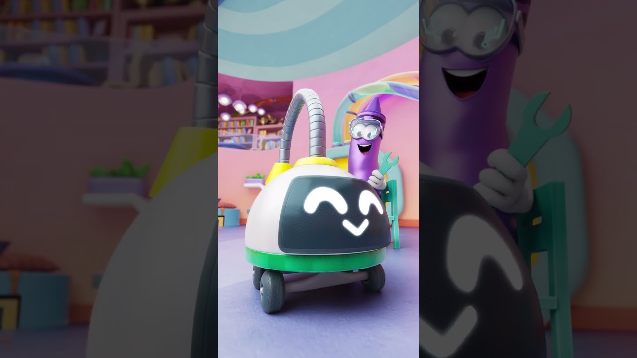 🖍️🖼️ Lloyd's Crazy Volcano Clean Up!🧹🌋 @crayolacrewofficial Moonbug Kids – Food & Family 