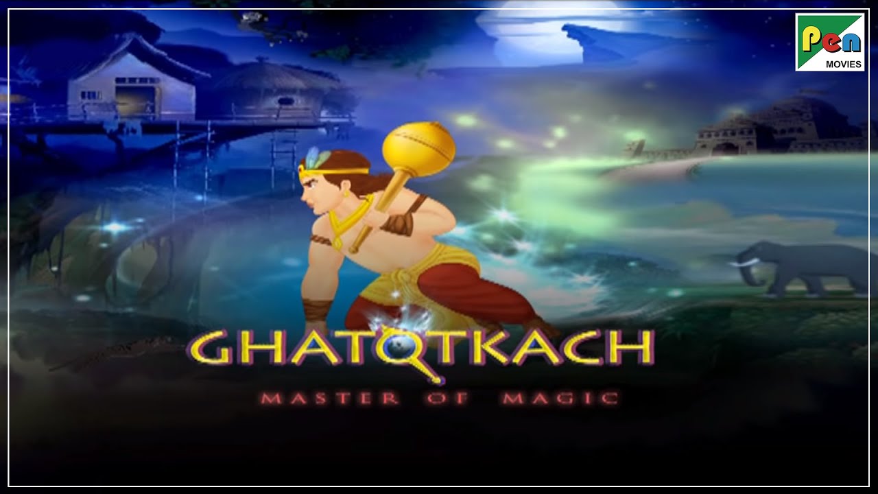 Ghatotkach Animated Movie With English Subtitles  HD 1080p  Animated Movies For Kids In Hindi
