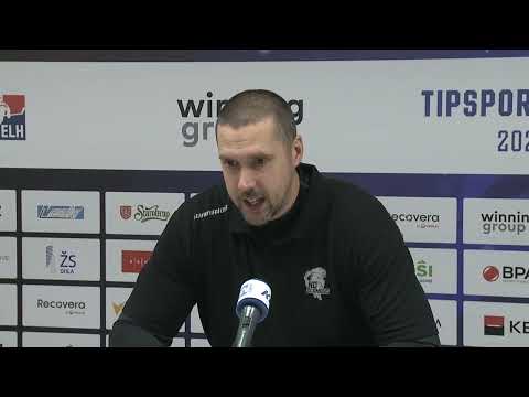 Trenéři Kamil Pokorný a Petr Svoboda po utkání Kometa - Olomouc 1:2 (25. 11. 2025)