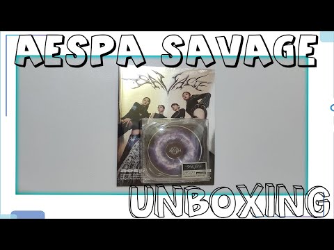 [WxY Unboxing] aespa The 1st Mini Album 'Savage' [Fanboy]