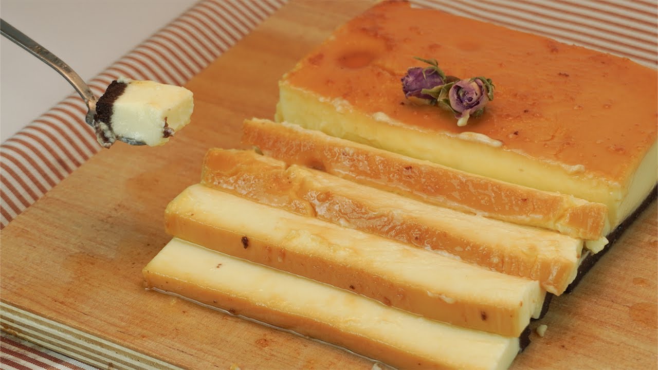 Cream Cheese Custard Pudding Cake You Never Get Tired of Eating This