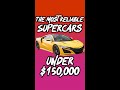 The Most Reliable Supercars under $150,000!!
